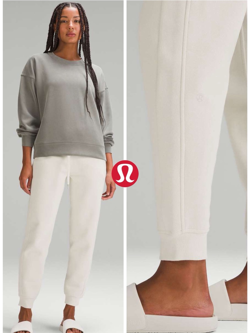 lululemon athletica Cream Joggers